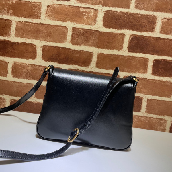 G*u*i small messenger bag with double g