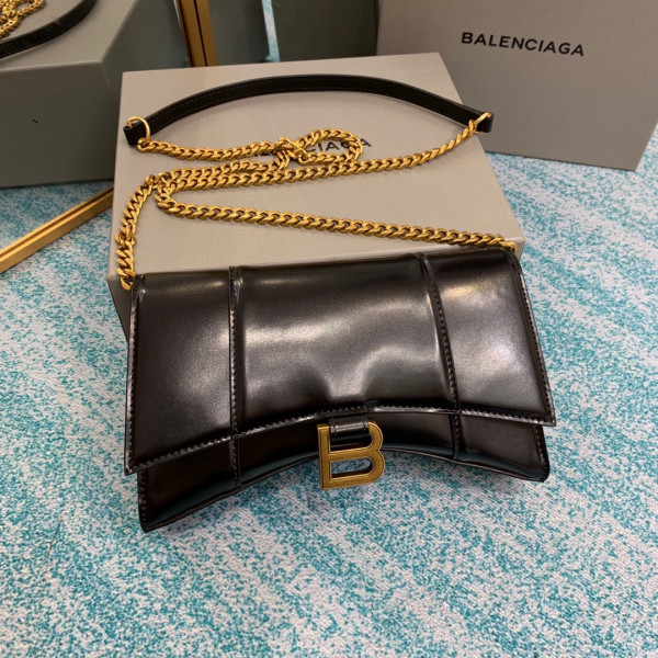 Ba*len*cia*ga hourglass chain bag