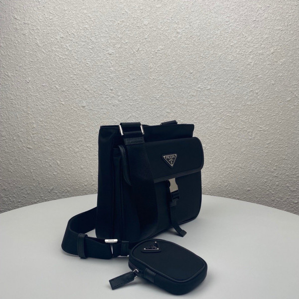 Pra*a nylon cross-body bag