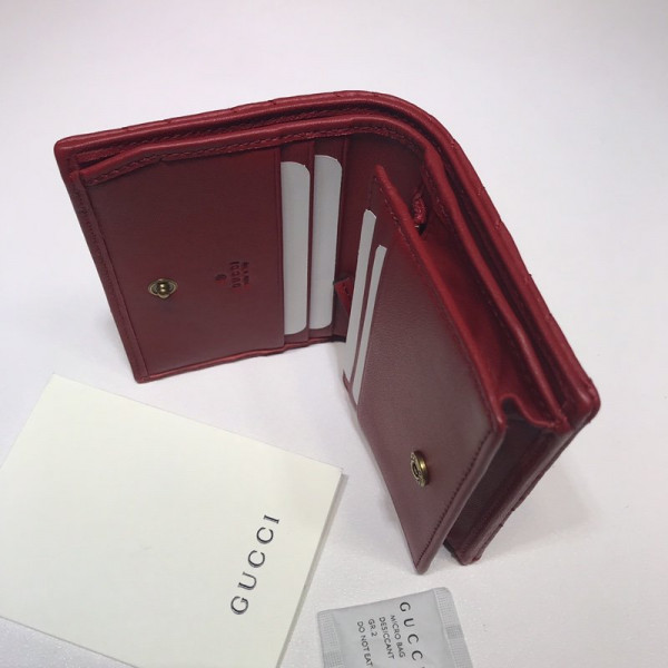 G*u*i gg marmont card case wallet