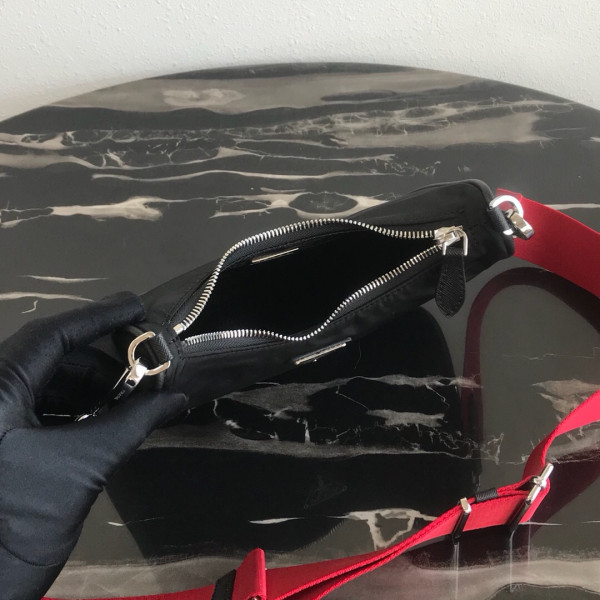 Pra*a nylon hobo bag