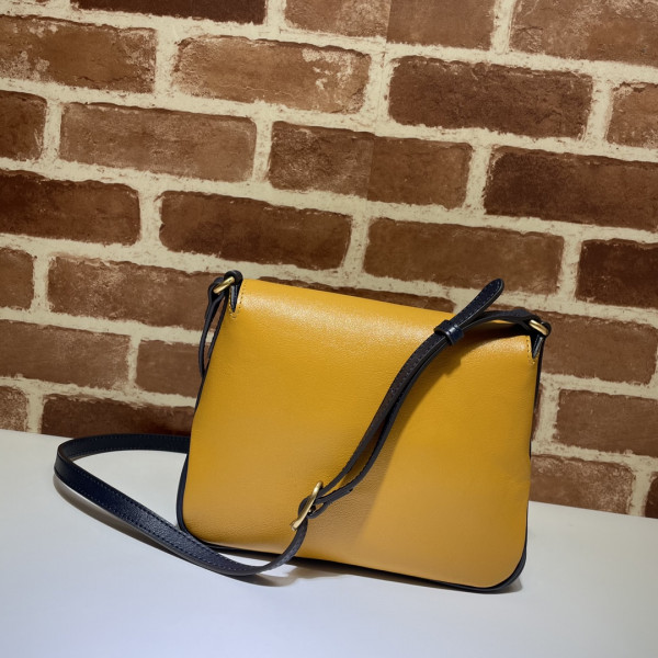 G*u*i small messenger bag with double g