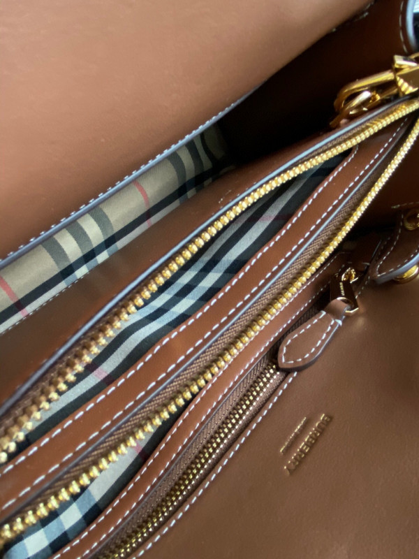 B**rry mini vintage check two-handle title bag