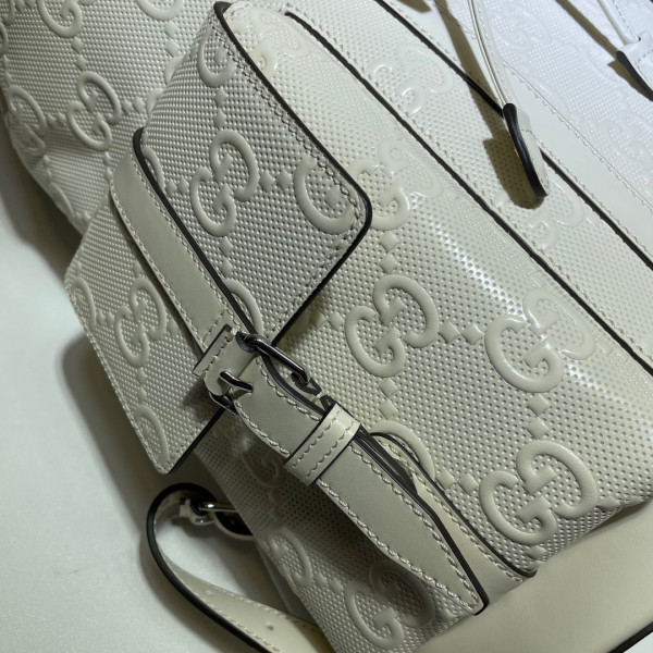 G*u*i gg embossed backpack
