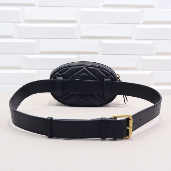 G*u*i gg marmont matelassé leather belt bag