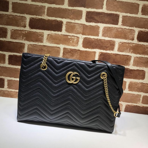 G*u*i gg marmont matelassé medium tote