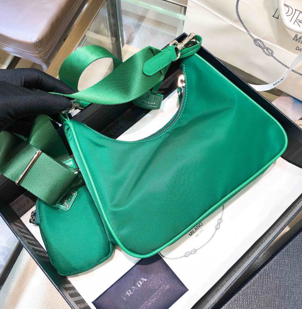 Pra*a nylon hobo bag