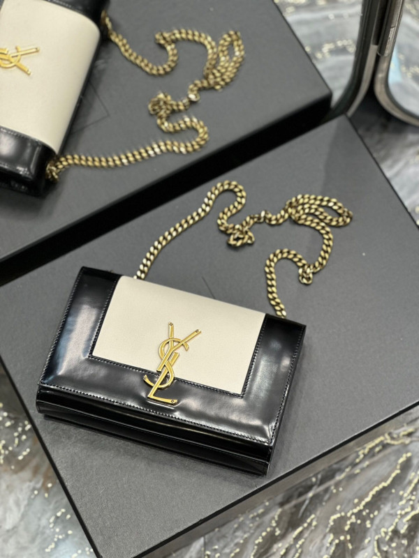 Y*L kate small two-tone leather shoulder bag