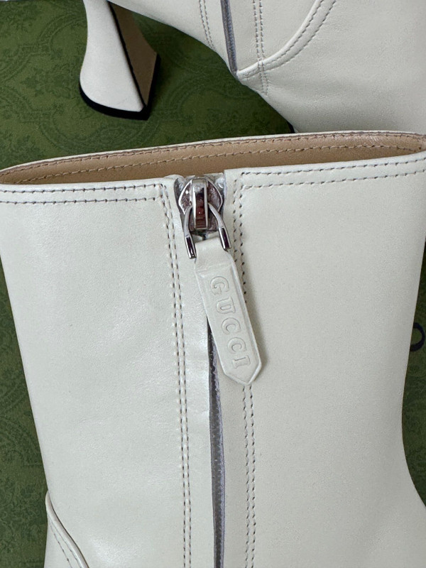 G*u*i gg leather platform ankle boots