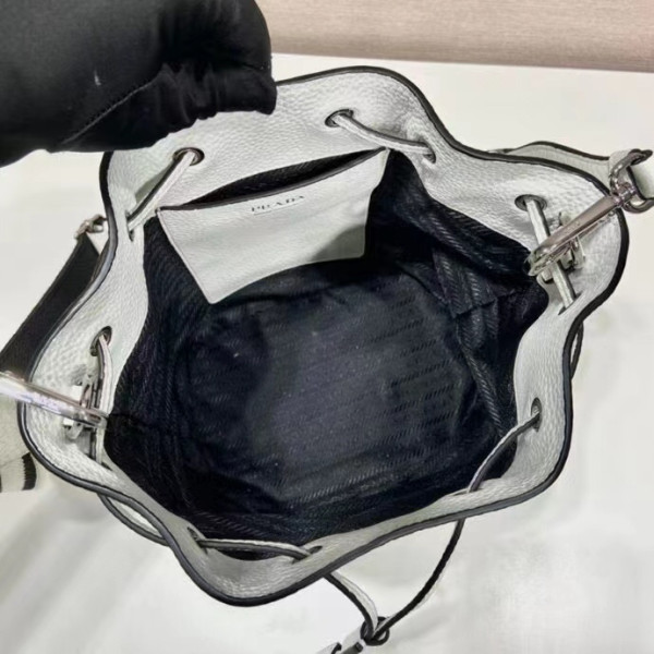 Pra*a  leather bucket bag