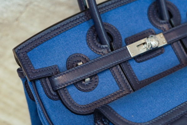 H**mes cargo birkin bag canvas and swift 25