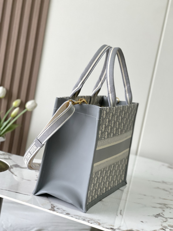 MEDIUM DIRO BOOK TOTE GREY-36CM