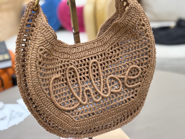 Chloe 25S summer banana hobo bag - 36*21.5*2cm