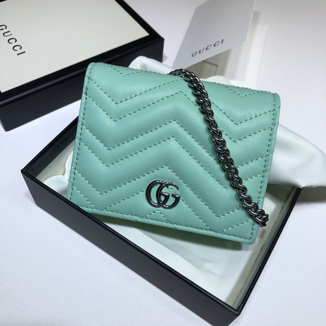 G*u*i gg marmont chain wallet
